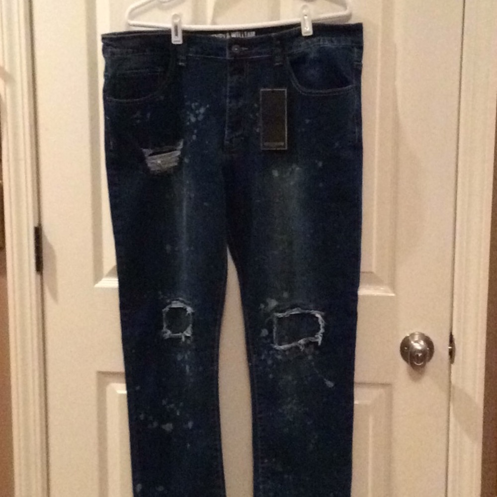 Henry and William destruction dark jeans